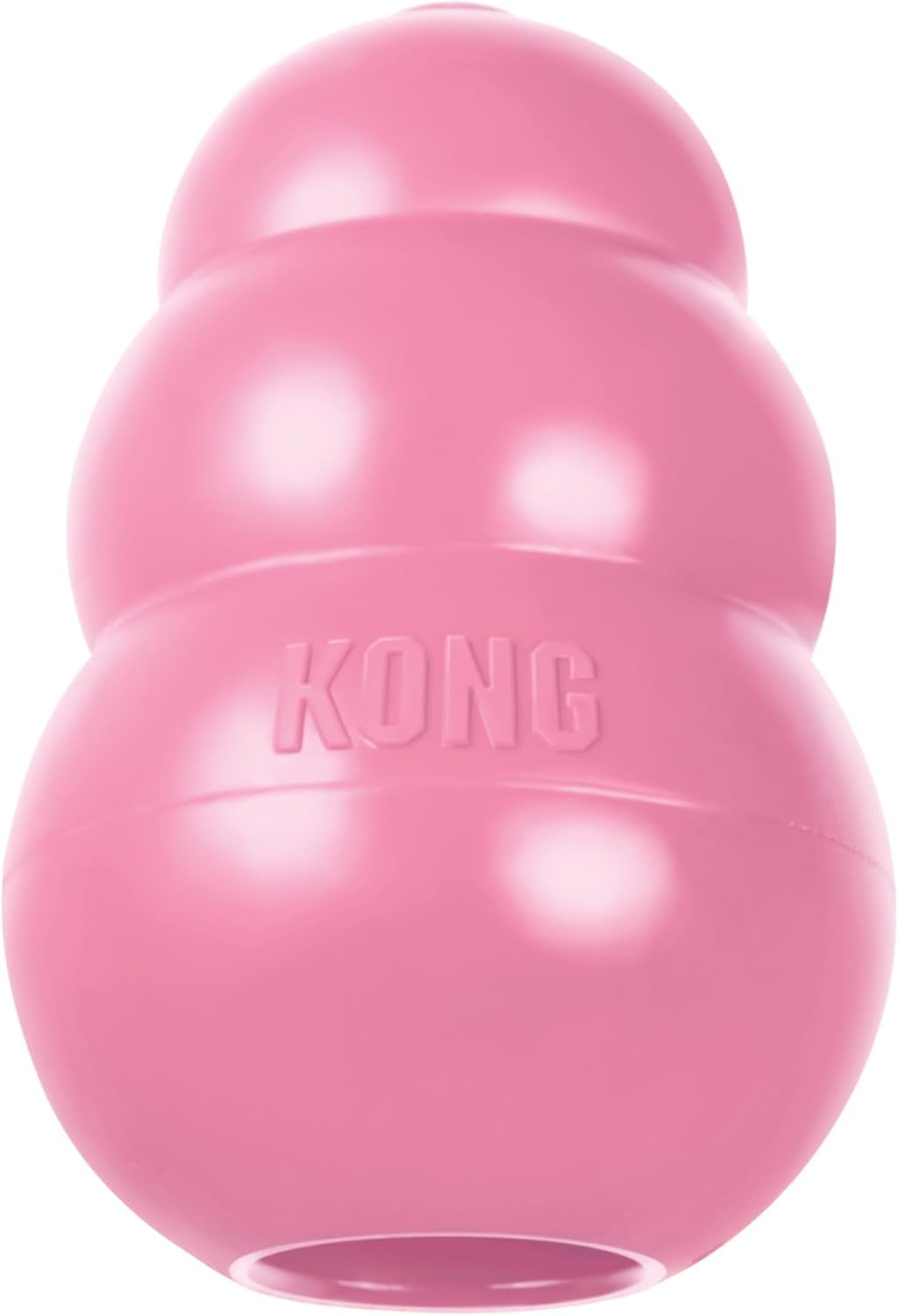 Puppy, Natural Rubber Teething Chew Toy, for Large Puppies, Pink